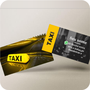 cartao de visitas taxi
